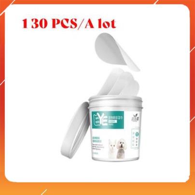 Khăn lau mắt dành cho thú cưng Eye- hôp 130 miếng - giúp dưỡng ẩm và làm dịu da và hoàn toàn không gây kích ứng