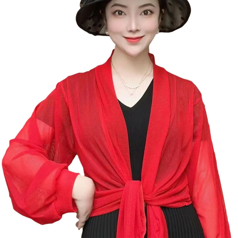 Áo Khoác Mỏng Nhẹ Tay Dài Chống Nắng Thời Trang Mùa Hè Cho Nữ