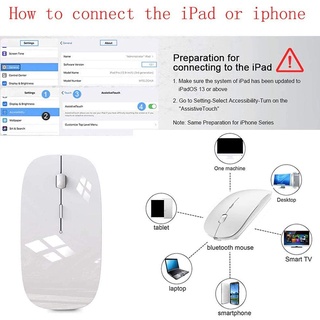 Wireless Mouse for MacBook Air Bluetooth Mouse for MacBook Pro Air Laptop MacBook Mac Windows Bluetooth Mouse for iPad