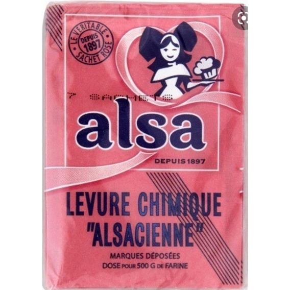 BỘT NỞ ALSA (Bột nổi baking powder) PHÁP gói 11g