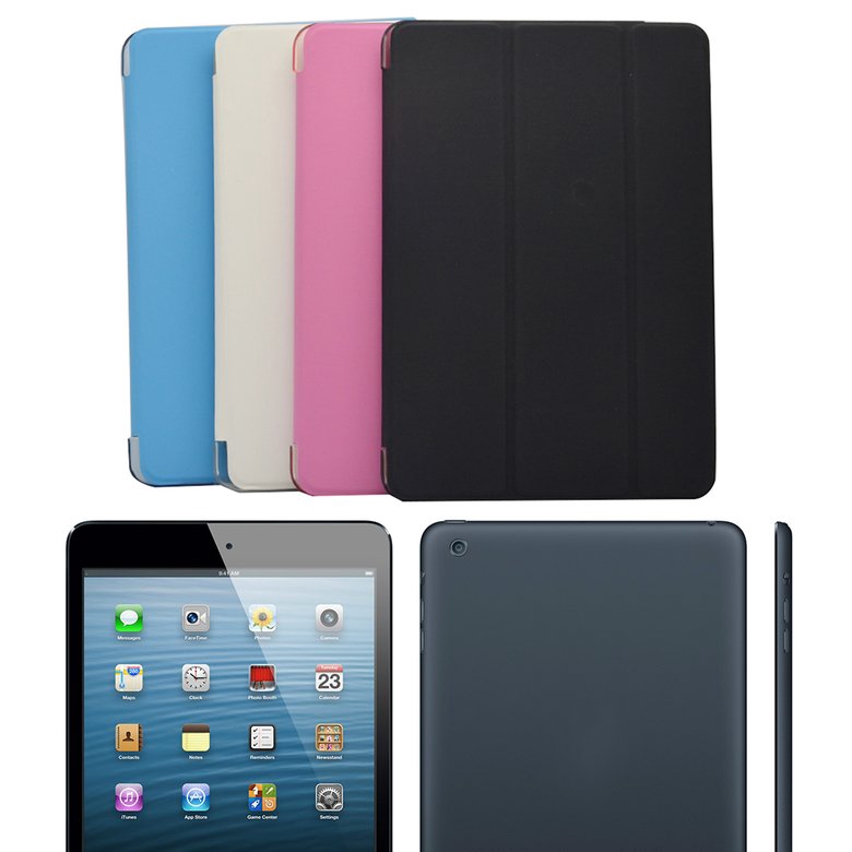 Bao da máy tính bảng thông minh siêu mỏng kiểu gập làm ba bảo vệ cho Apple ipad mini 1/2/3