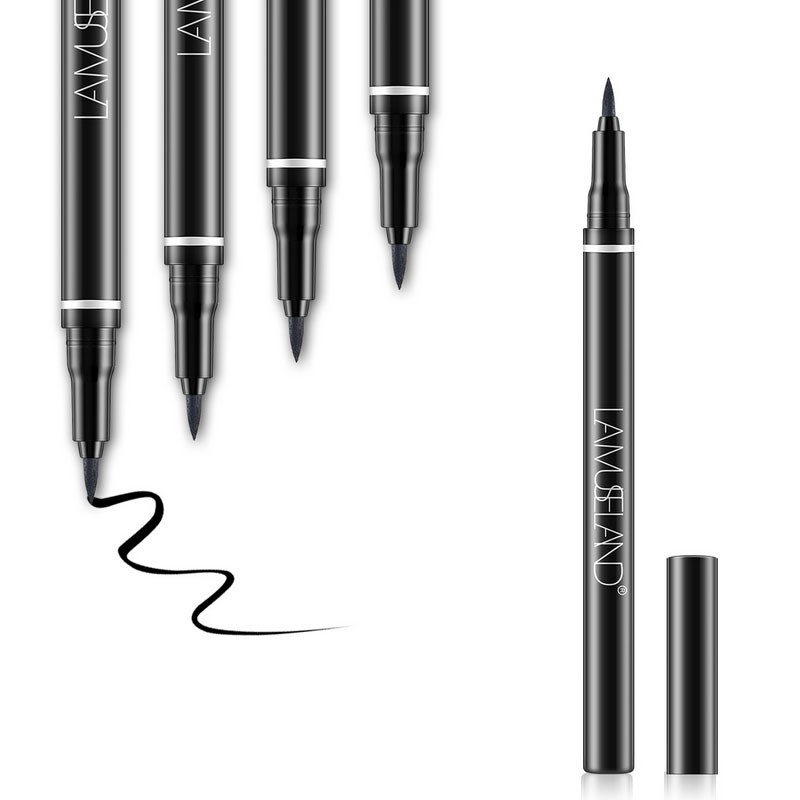 Bút kẻ mắt dạng lỏng LAMUSELAND,Thích hợp cho người mới kẻ mắt,chống nước, giữ màu lâu,Bút kẻ mắt nước màu đen lâu trôi | BigBuy360 - bigbuy360.vn