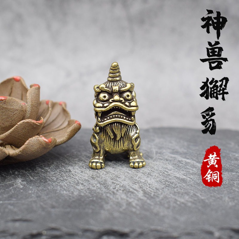 Tượng Trưng Bày, Tượng Phong Thủy, Trang Trí Bằng Đồng Hình Con Kỳ Lân