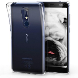 [BH 1 ĐỔI 1] Ốp lưng silicon dẻo trong suốt cho Nokia 5.1 mỏng 0.6mm chính hãng Ultra Thin