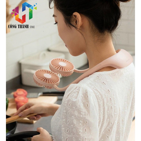 [Hàng Chính Hãng] Quạt mini đeo cổ Jisulife tích hợp đèn chiếu sáng FA11 | BigBuy360 - bigbuy360.vn