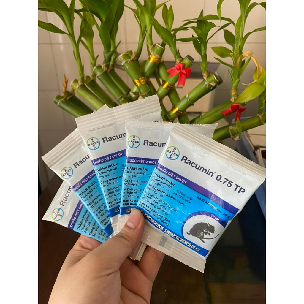 Thuốc Diệt Chuột Bayer Racumin 0.75TP - Gói 20g - Gà, Vật Nuôi, Ăn Không Chết