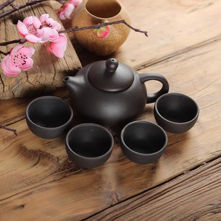 Bộ Ấm Chén Tử Sa Gốm Sứ Bát Tràng Giá Rẻ  MS2