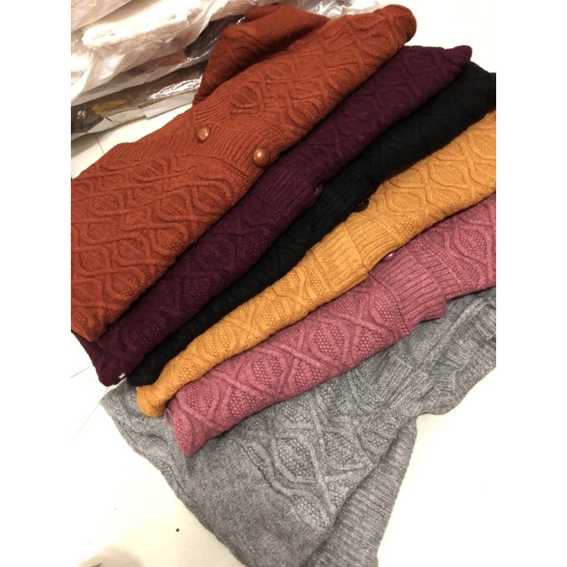 Áo khoác thun len trung niên | BigBuy360 - bigbuy360.vn