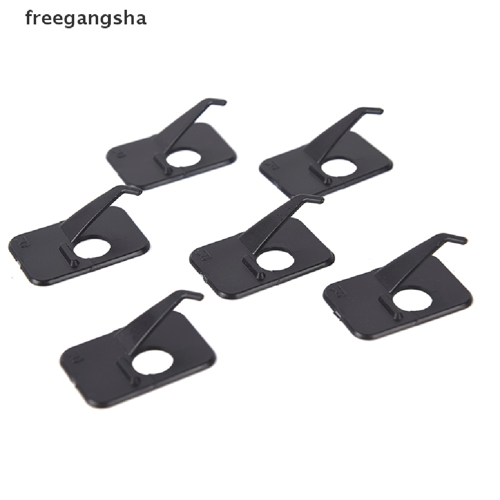 Professional 6Pcs Recurve Bow Arrow Rest Right/Left Hand 3 x 2 x 1cm Black FDH