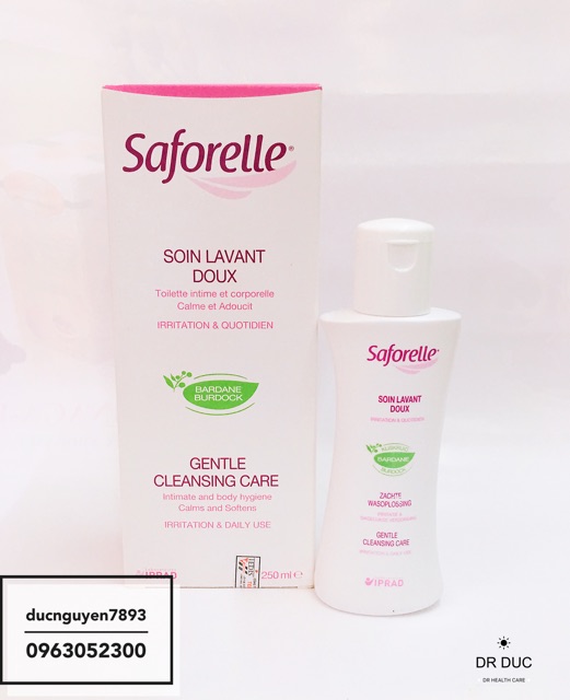 DUNG DỊCH VS PHỤ NỮ SAFORELLE NHẬP TỪ PHÁP 250ml