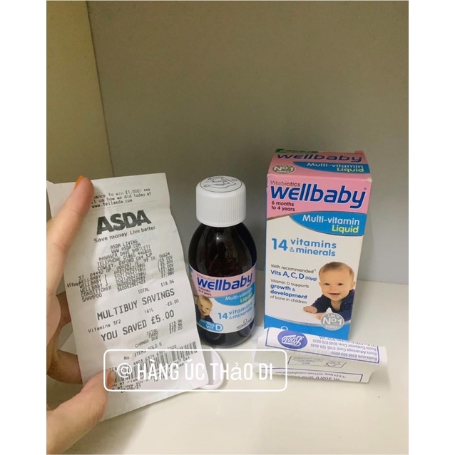 Vitamin Tổng Hợp Wellbaby - UK