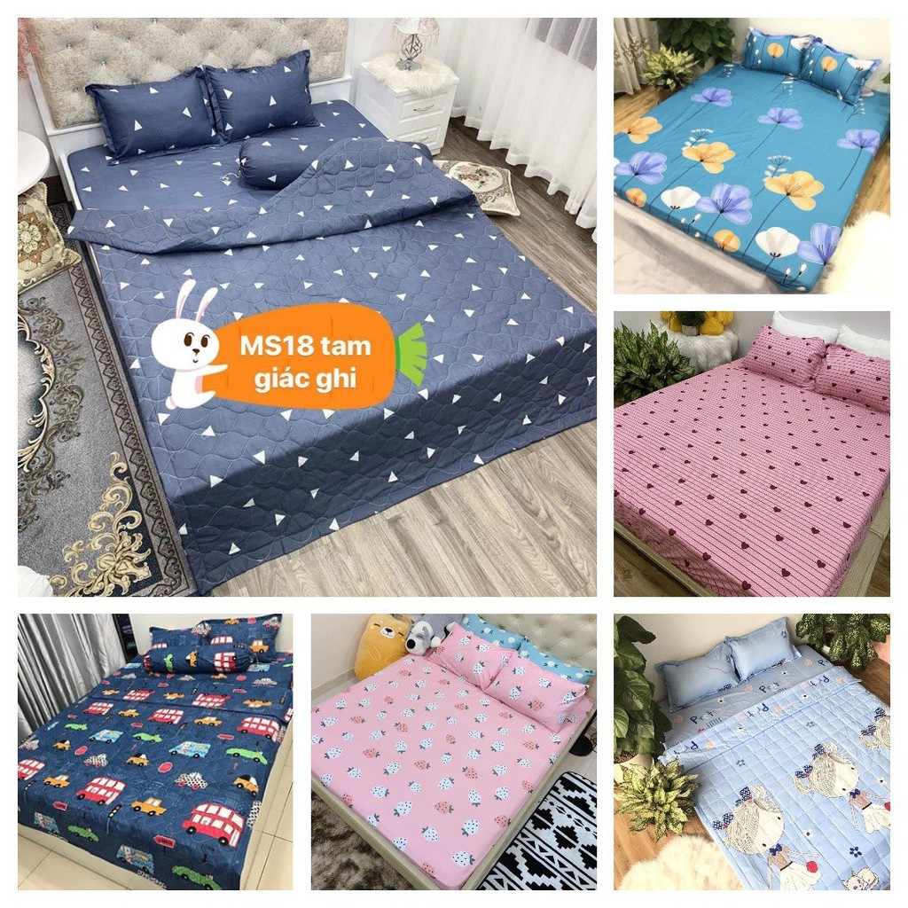 [Free ship-Giá rẻ nhất]Xả kho 2000 Bộ ga gối poly 1m6 giá cực sốc trên 100 mẫu | BigBuy360 - bigbuy360.vn