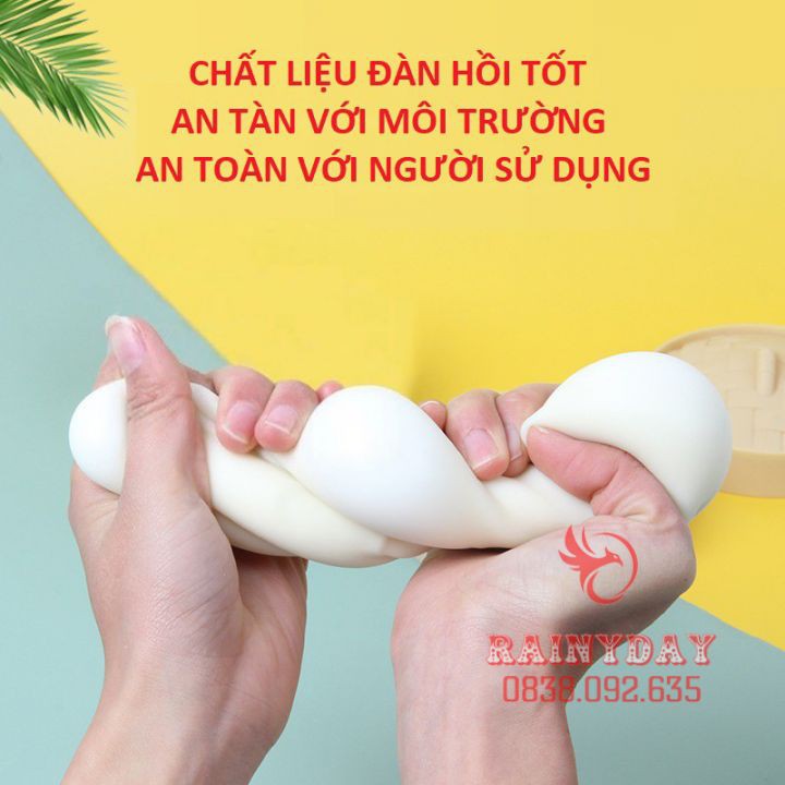 Đồ chơi bánh bao bóp tay giảm căng thẳng xả stress bóp dẻo cho người lớn