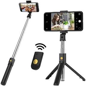 Gậy Chụp ảnh,Gậy chụp hình, kiêm Tripod 3 chân + Nút bluetooth K07 chính hãng ,JOTO