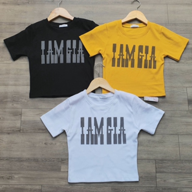 Áo Croptop in 4 màu hàng thun xịn (ap)