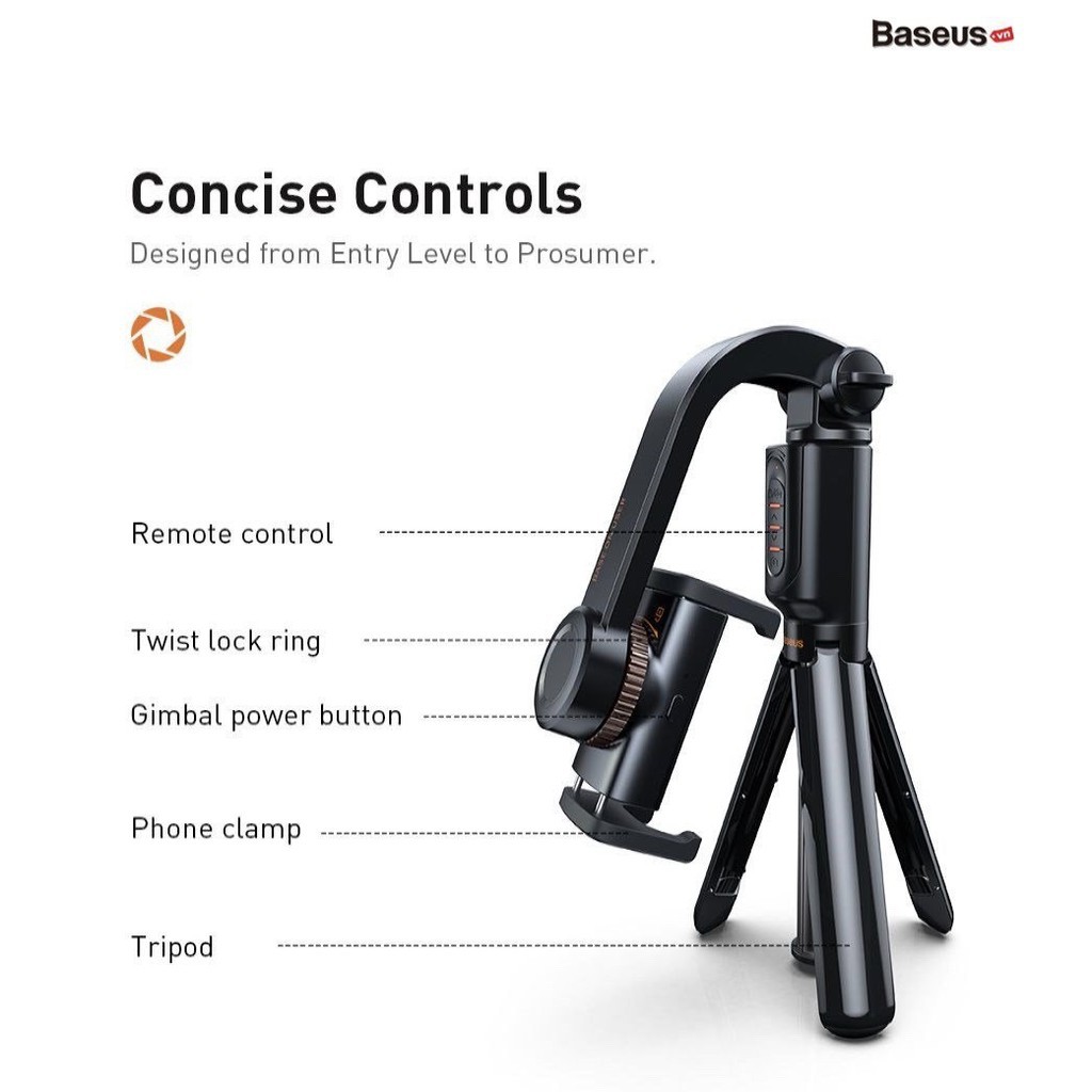 ❖Gậy tự sướng tích hợp Gimbal chống rung thông minh Baseus Lovely Uniaxial Bluetooth Folding Stand Selfie Stabi | BigBuy360 - bigbuy360.vn