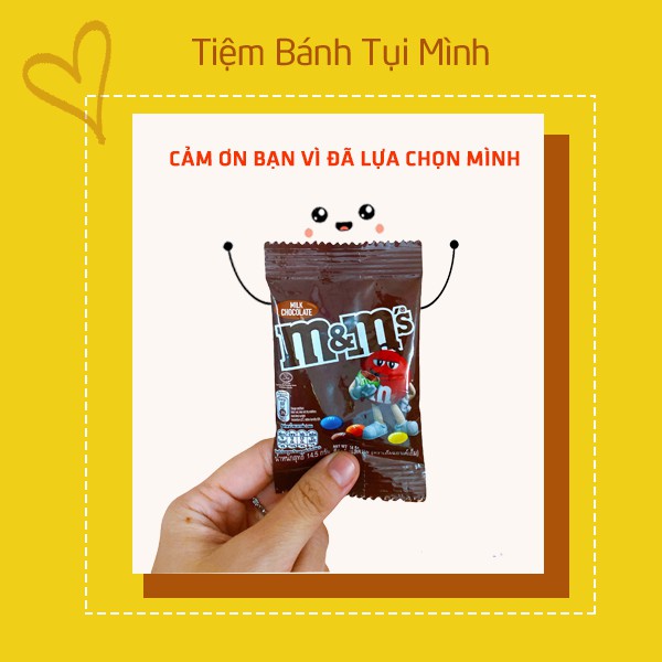 Kẹo Socola sữa M&M's gói 14,5g_ đồ ăn vặt