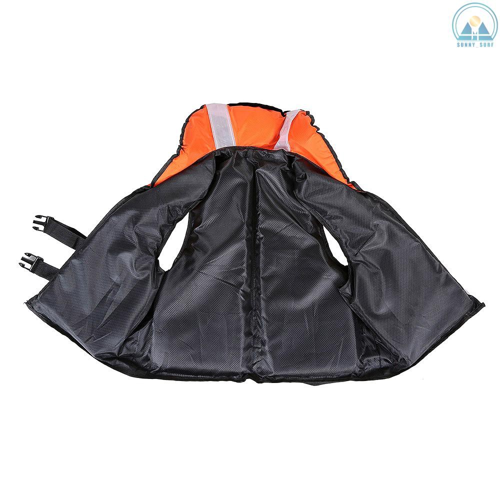 Sunny☀ Lixada Professional Polyester Adult Safety Life Jacket Survival Vest Swimming Boating Drifting with Emergency Whistle