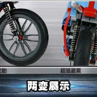 Mô hình lắp ráp moto phân khối lớn