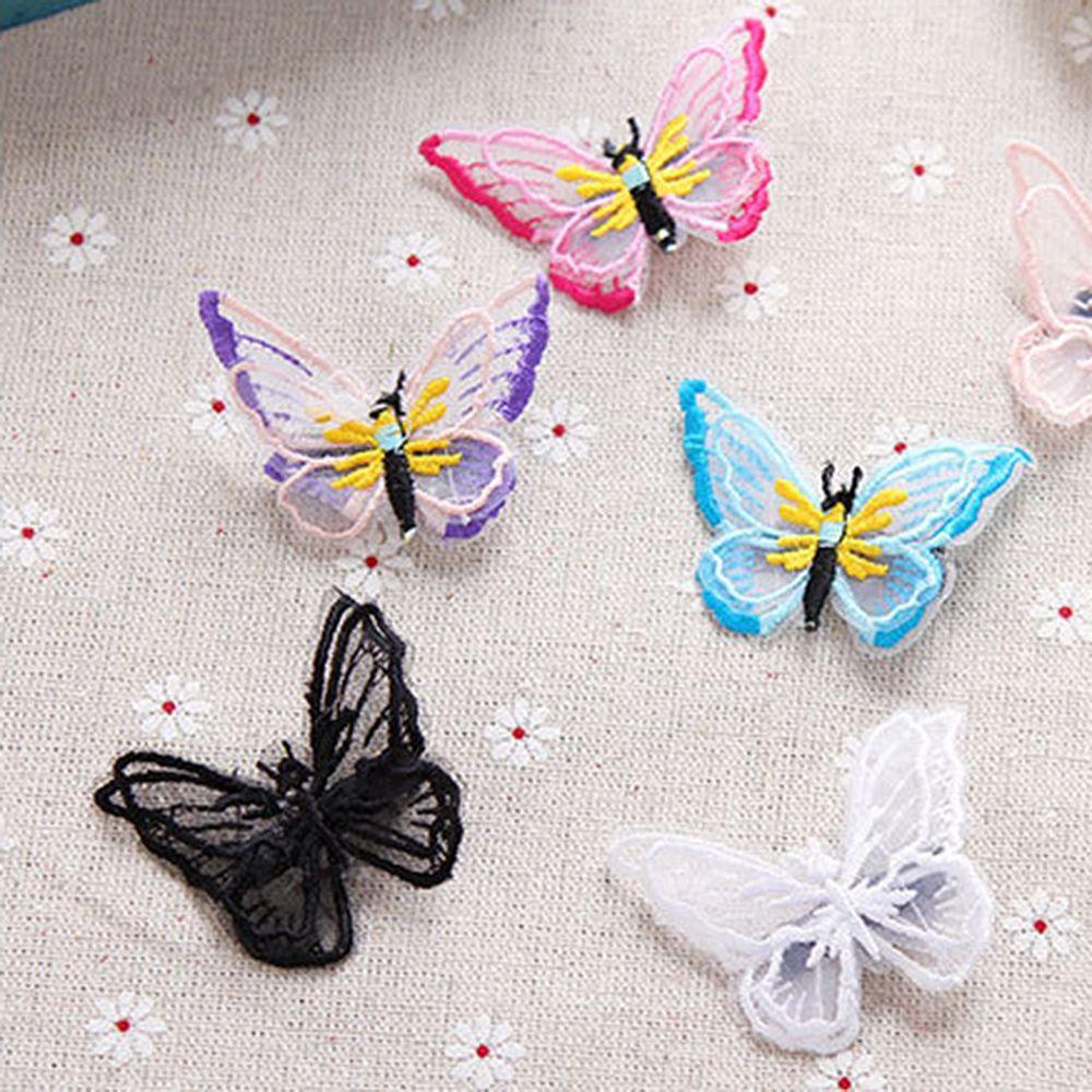 VANES1 Kẹp Tóc Ren Hình Bướm Hoạt Hình Cho Cô Dâu