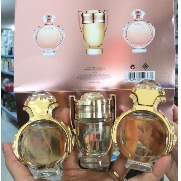 Set nước hoa Paco Rabanne 3 chai - 30ml