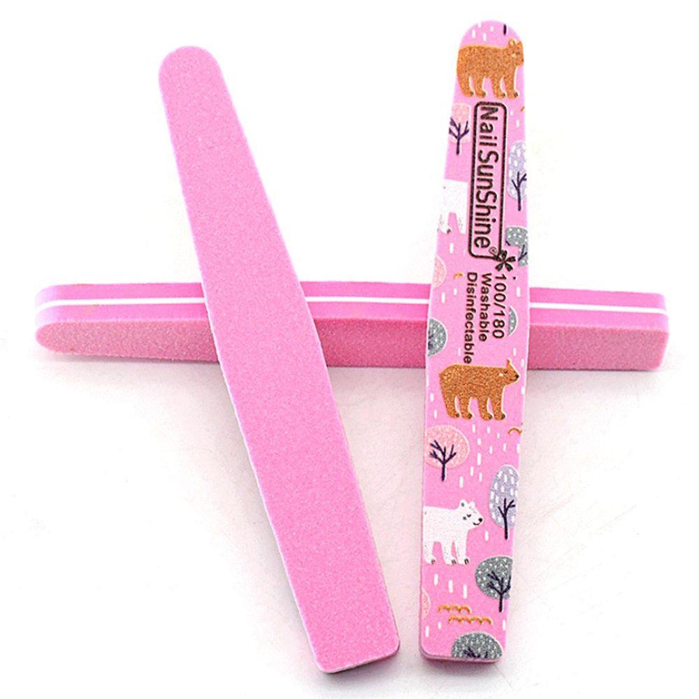 Khối Dũa Móng Tay / Đánh Bóng UV Gel Bền Chuyên Nghiệp 100 / 180 Grit