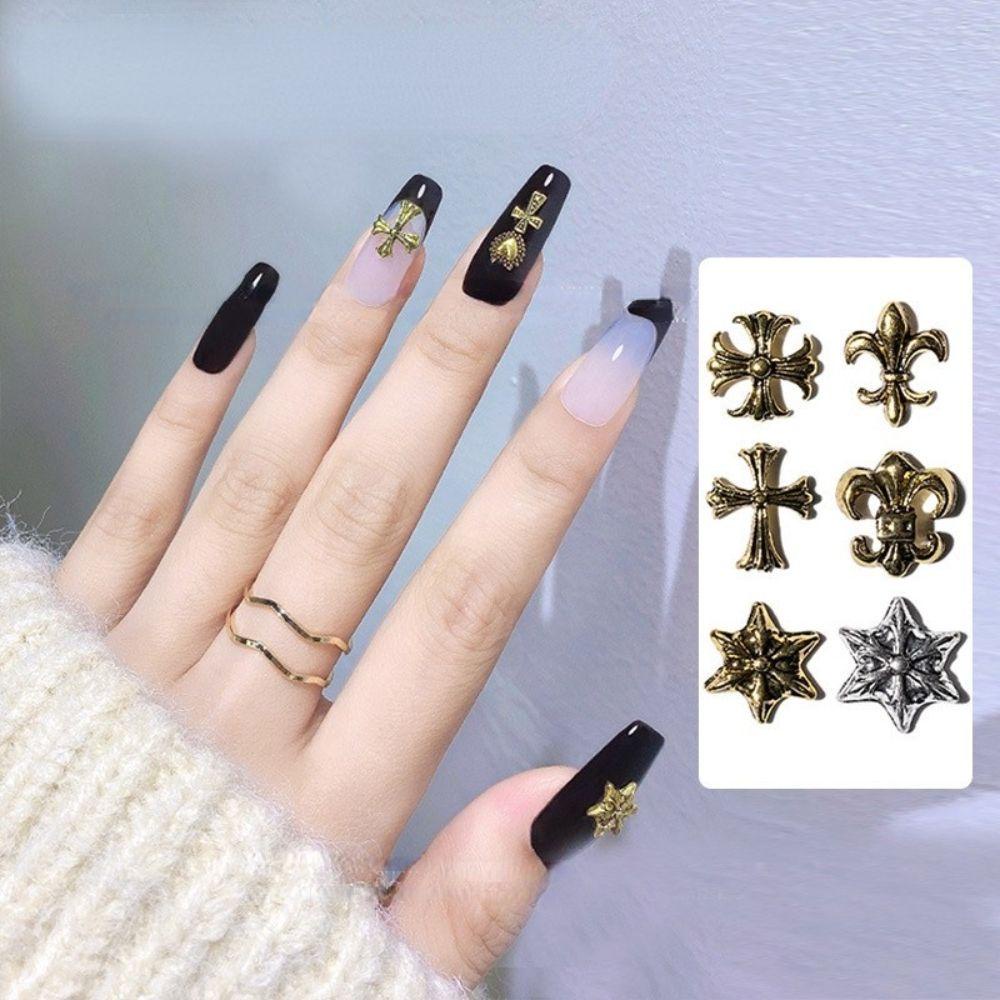 Phụ Kiện Trang Trí Móng Tay Xinh Xắn Charms|Đinh Tán Hình Ngôi Sao / Trái Tim Trang Trí Móng Tay Nghệ Thuật