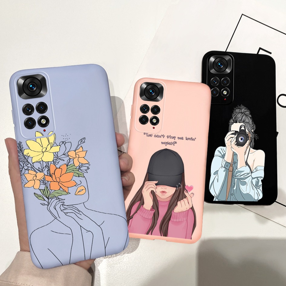 Ốp Điện Thoại TPU Dẻo In Họa Tiết Hoa Thời Trang Cho Xiaomi Redmi Note 11 2022 Xiaomi Redmi Note 11 Note 11s