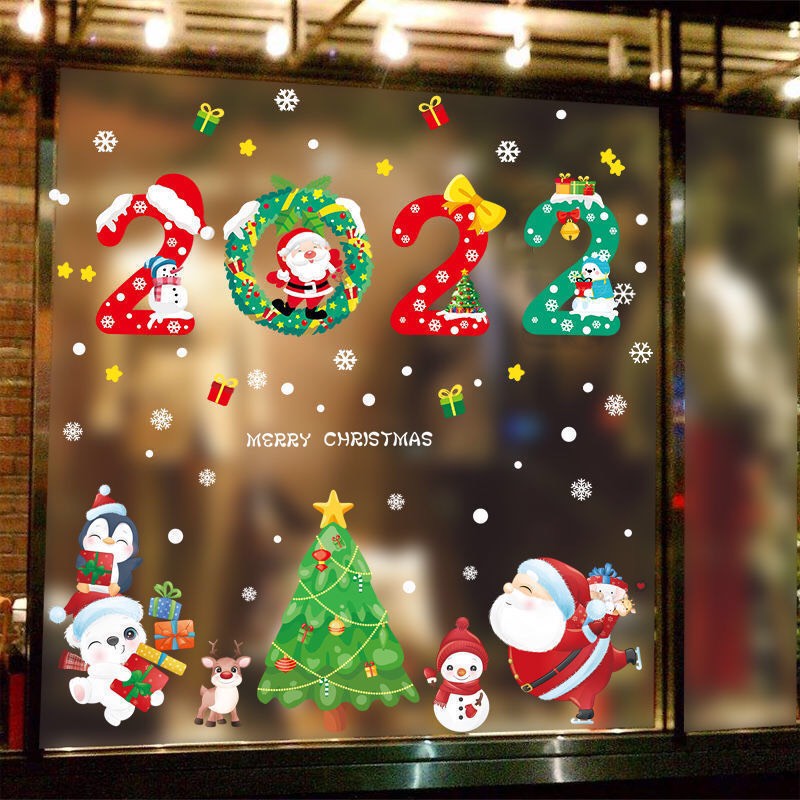 Decal trang trí Noel - Noel 2022 vui nhộn