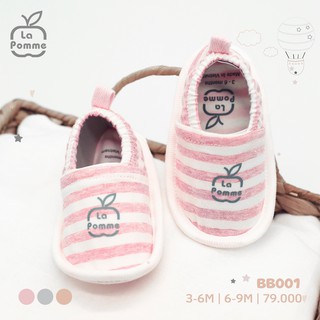 Giày vải sơ sinh La Pomme Booties