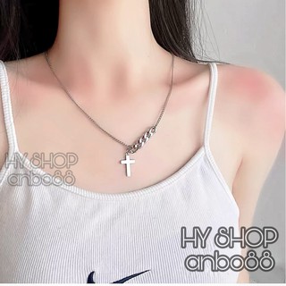 Dây chuyền vòng cổ thánh giá dây xích cá tính