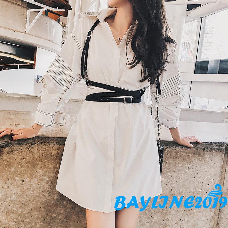 Đai da đeo ngực thời trang quyến rũ dành cho nữ