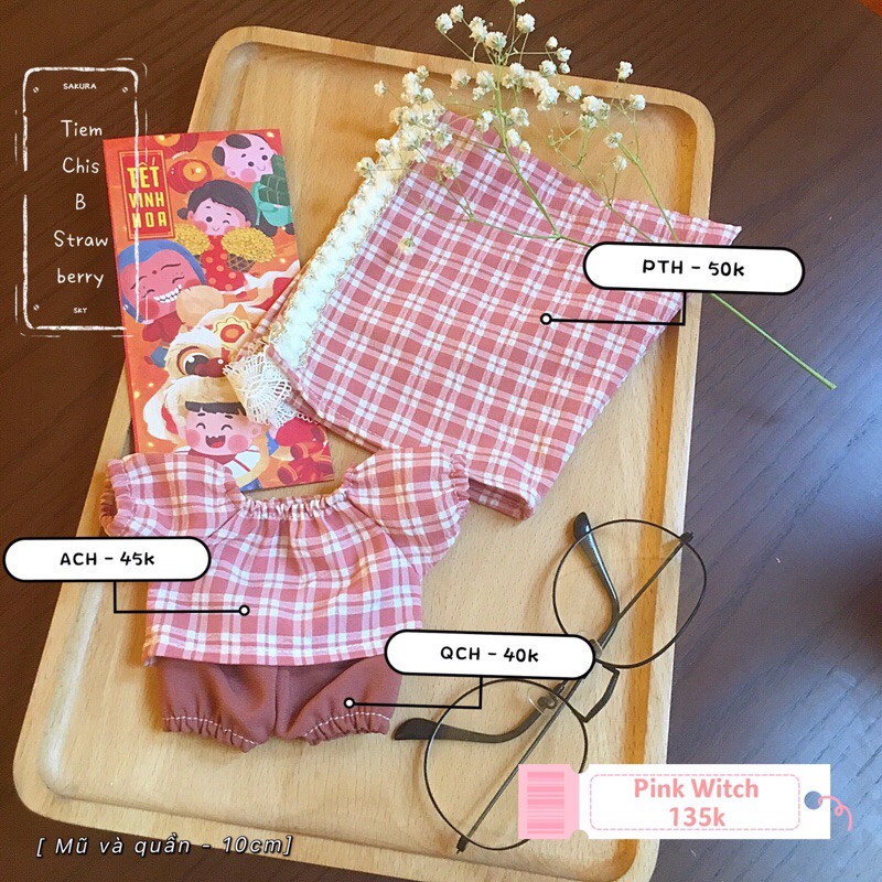 OUTFIT FOR DOLL - PINK WITCH