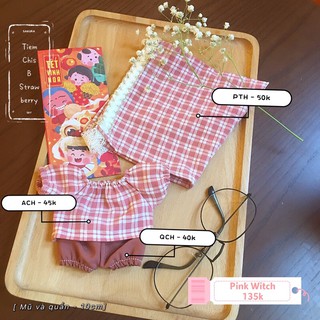 Outfit for doll - pink witch
