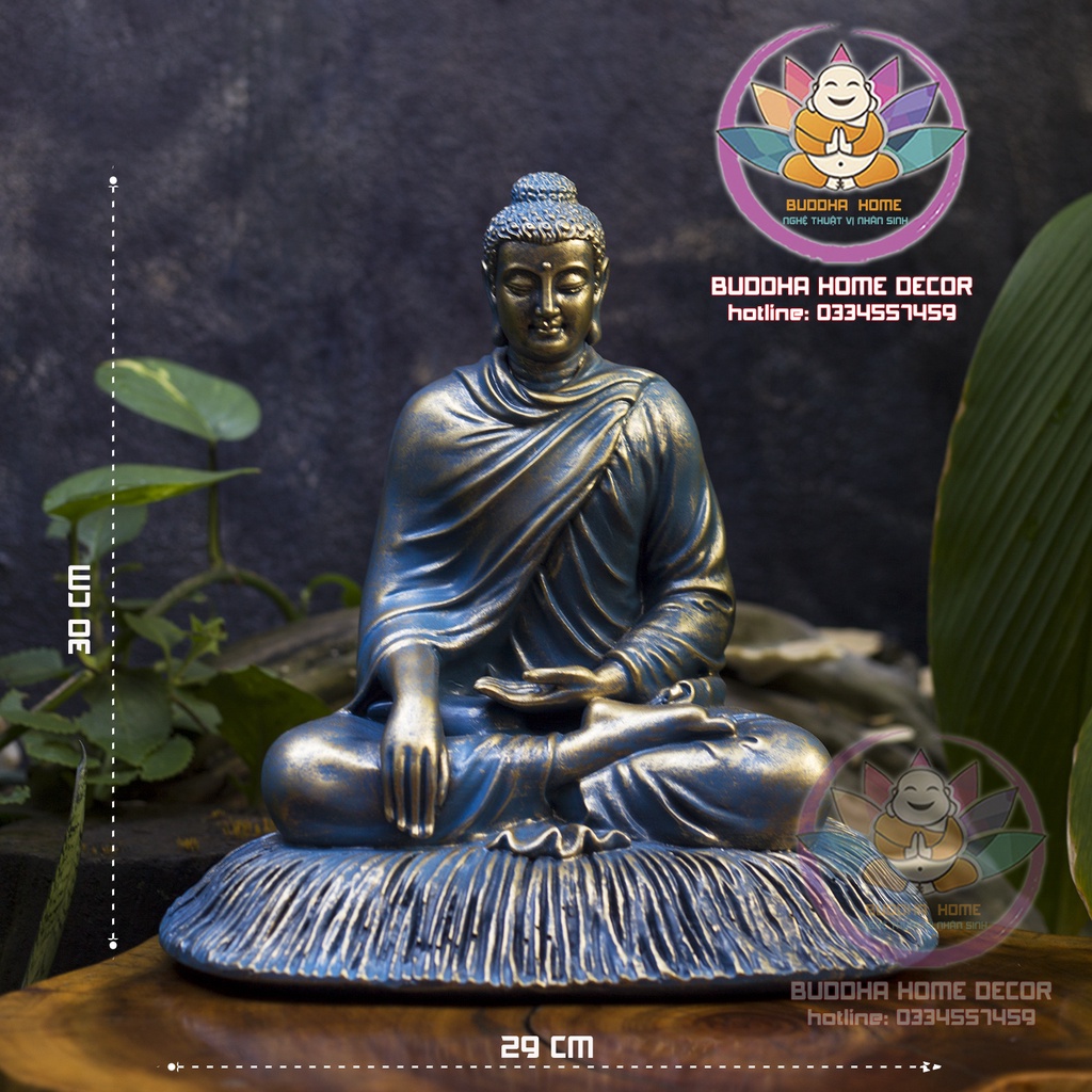Tôn Tượng Bổn Sư 30cm phong thủy, thờ cúng