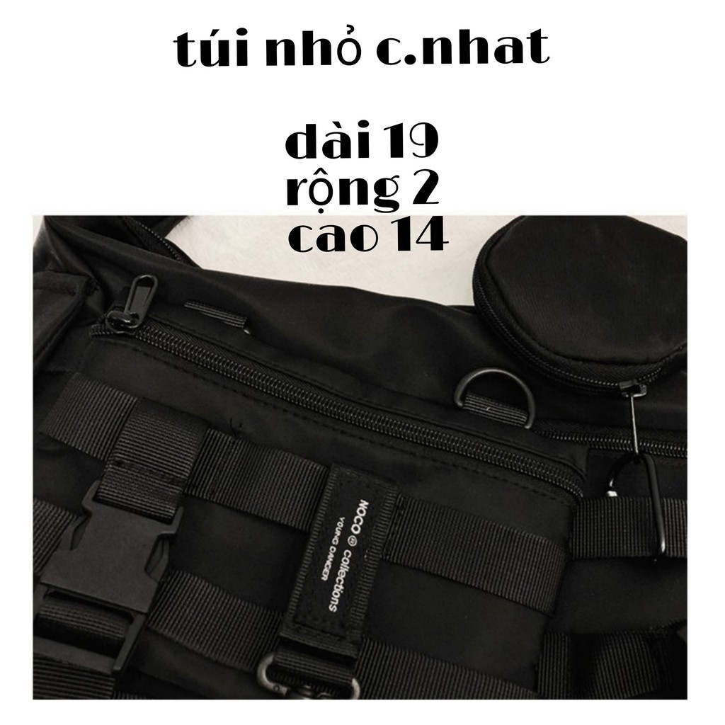 Túi Xách Đeo Chéo Nam Nữ 3in1 Cỡ Lớn Form To Rộng Phong Cách Unisex Streetwear E'mer 500 | BigBuy360 - bigbuy360.vn