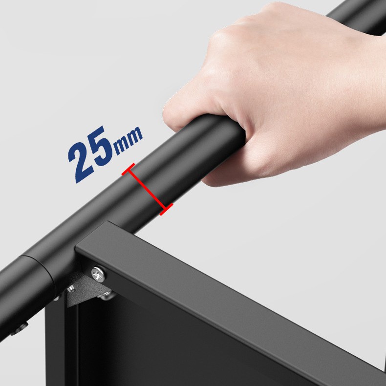 Giá kệ đựng đồ để lò sóng 3 tầng đa năng sơn đen tĩnh điện