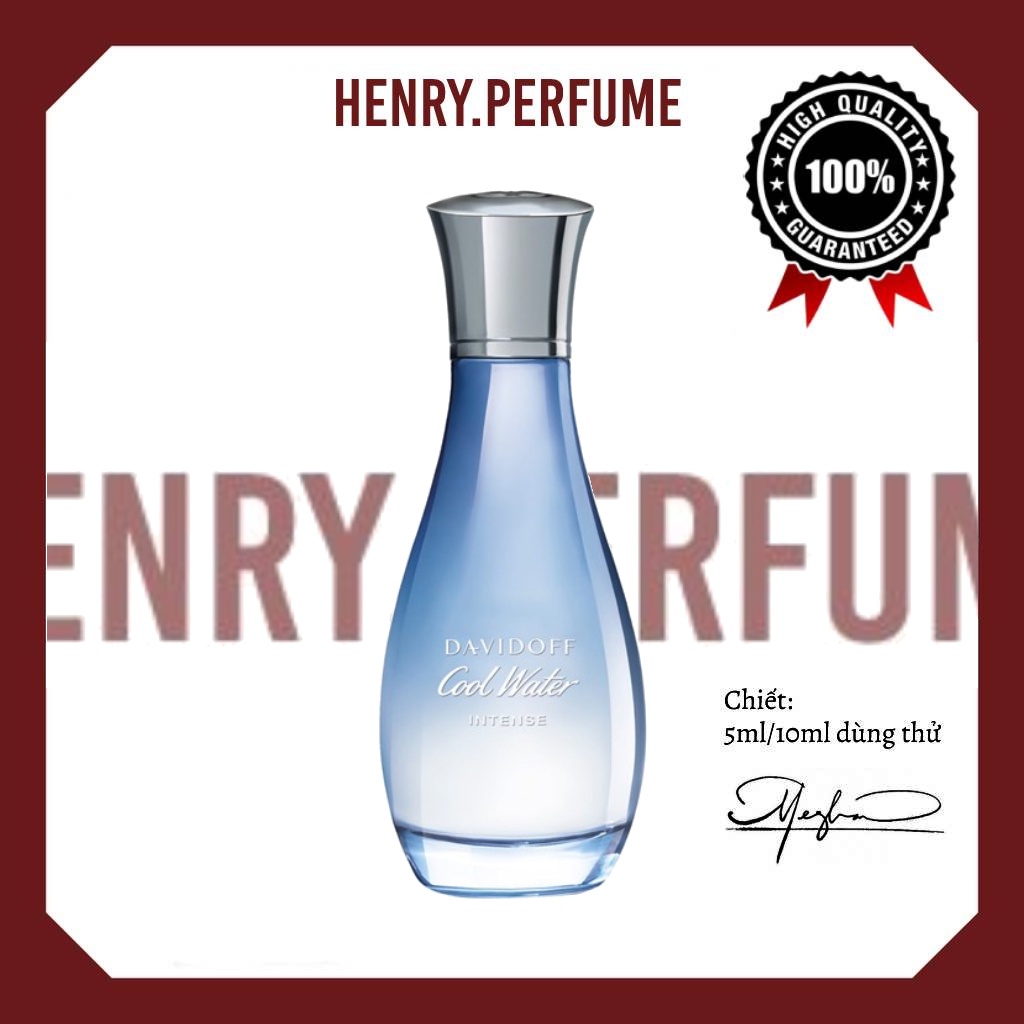 ⛅ Nước hoa Davidoff Cool Water Intense For Her 10ml /20ml ®️