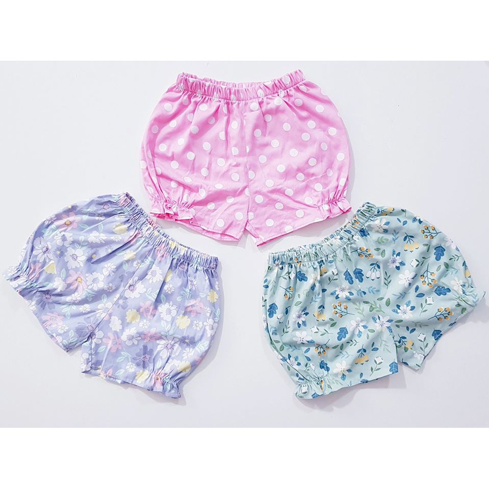 Quần bé gái vải thô