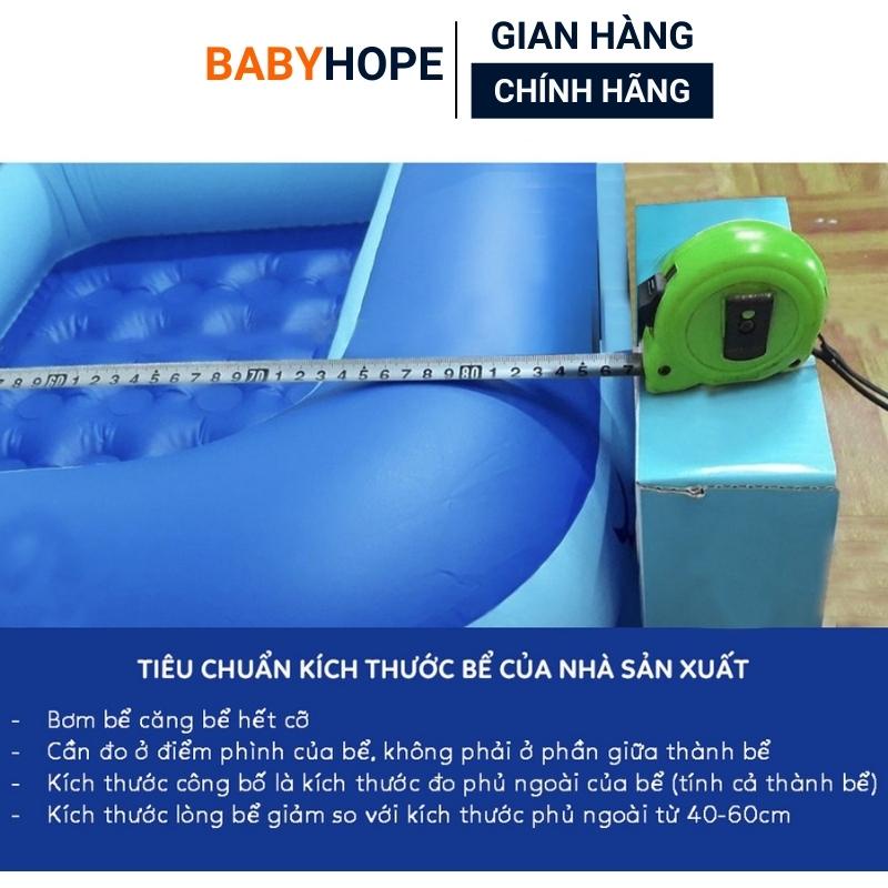 Bể bơi phao cho bé hình chữ nhật thành cao 2-3 tầng,hồ bơm hơi chất liệu dày,đáy 2 lớp chống trượt bảo hành lỗi 1 đổi 1