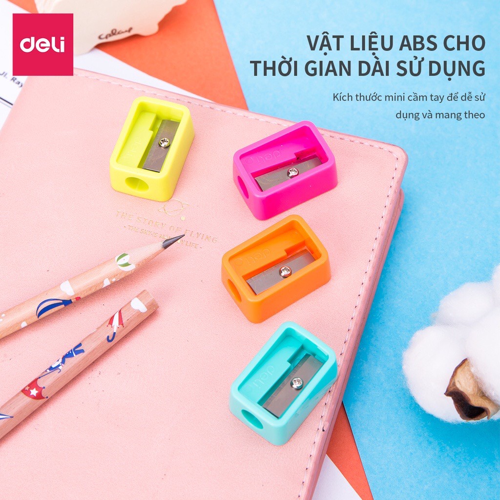 Gọt bút chì Deli 0594 - Gọt bút chì mini cao cấp - MIYABI STORE