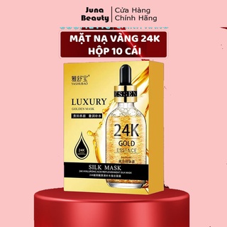 Hộp 10 mặt nạ lụa 24k Silk 24k