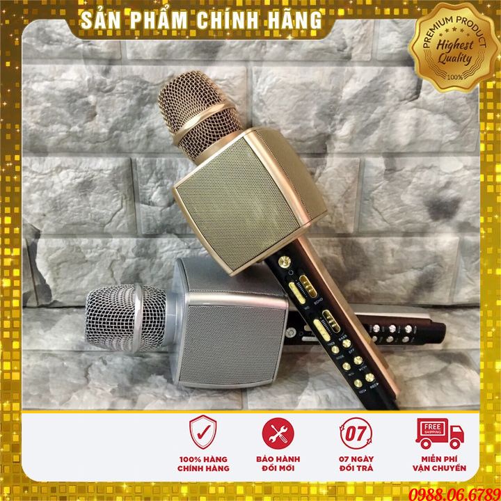 Míc Karaoke Cao Cấp YS92⚡FREE SHIP⚡( Mẫu Mới 2021) Micro Đa Năng 3 In 1,Mic Kiêm Loa, Âm Bass Ấm, chức năng như vỗ tay