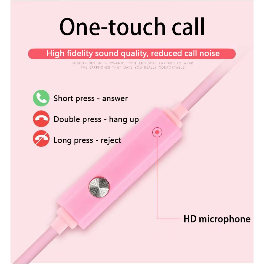 Tai Nghe MóC Tai 3.5mm Có Dây VớI Mic ChấT LượNg Cao Cho ĐiệN ThoạI Pc Mp3