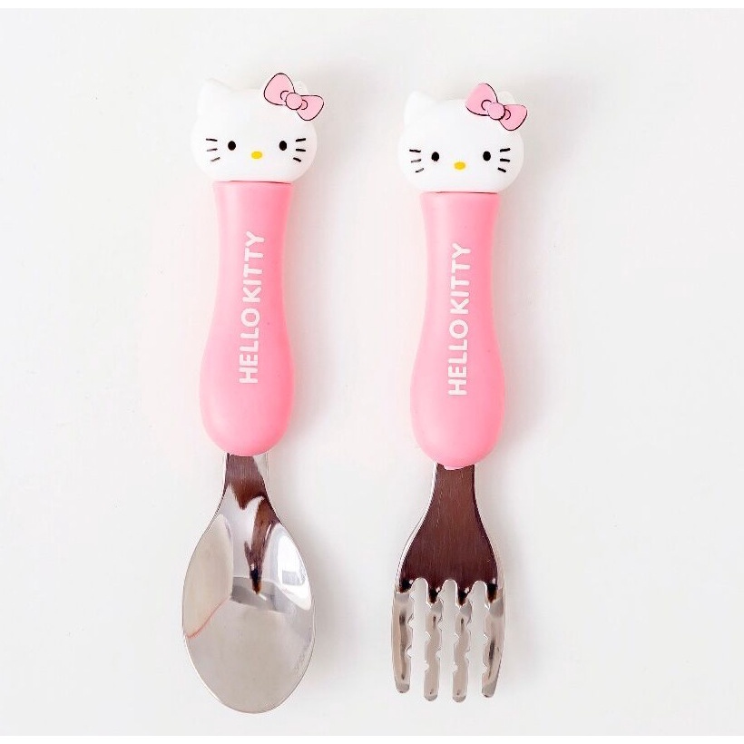Bộ thìa dĩa cao cấp cho bé Hello Kitty