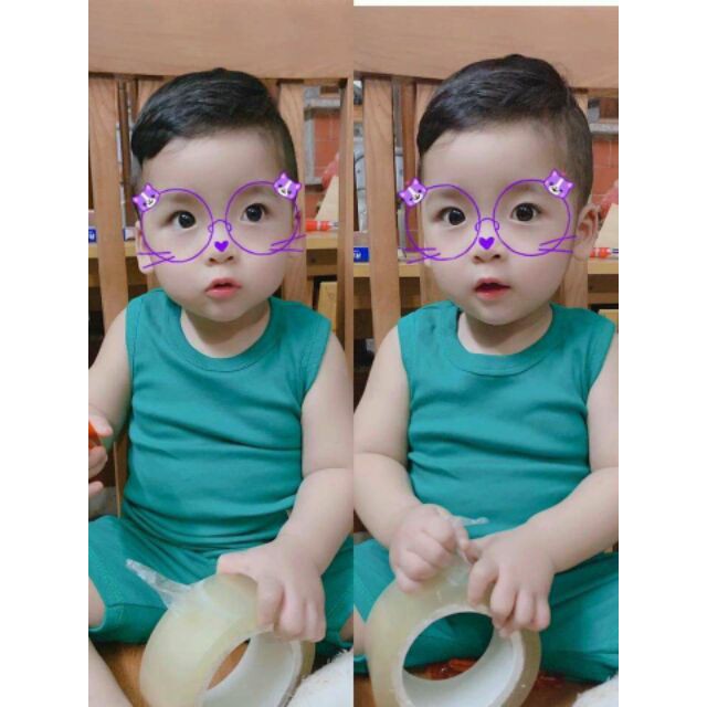 BỘ BA LỖ COTTON cho bé 8-18kg
