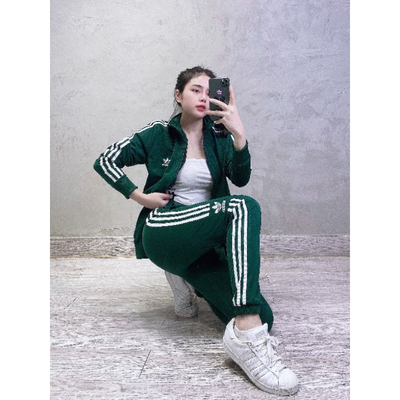 Combo bộ FIREBIRD track jacket xanh(tách lẻ set)