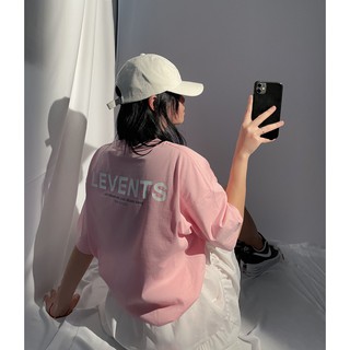 Áo Thun Levents XL Logo/ Pink White