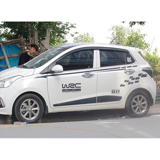 Tem dán sườn xe i10