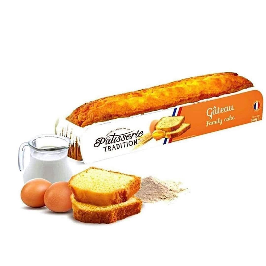 Bánh bông lan bơ Gateau Pháp 500g